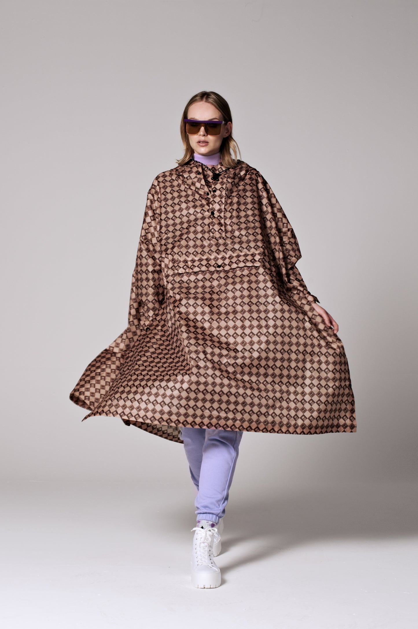 Damier - Rain Poncho