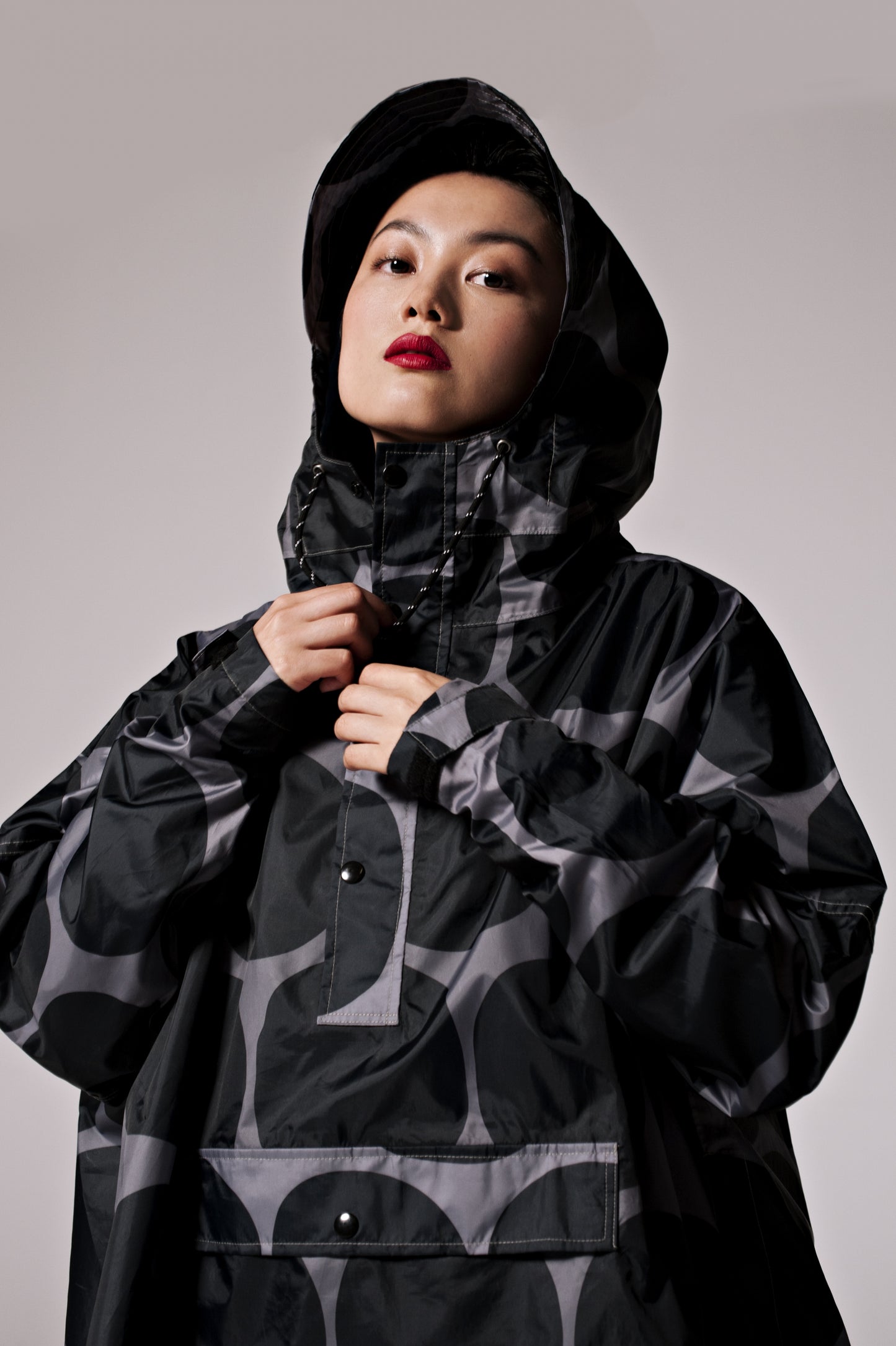 Black Polka - Rain Poncho